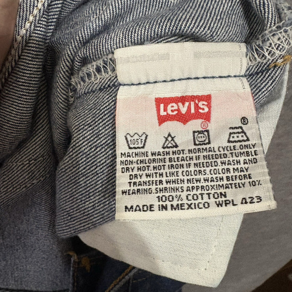 Vtg Levis 501xx Jeans Mens 44x29 Blue Button Fly - SEE NOTES‎ - Picture 6 of 12